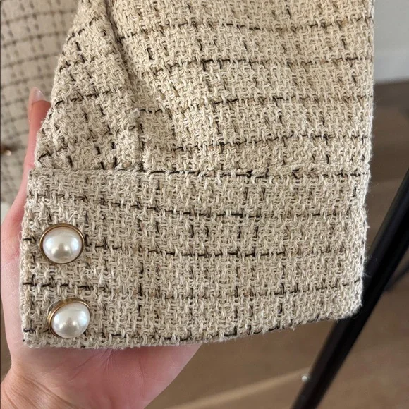 Sunday Beige Textured Jacket - Picture 5 of 5
